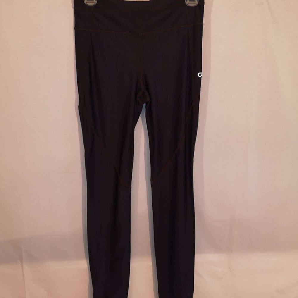 Gap Fit Gfast Ladies Dark Purple Ankle Length Leggings